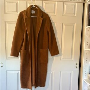 LOFT Women's Brown Teddy Jacket